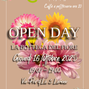 Evento - Open Day Bottega del Fiore (16-10-25)